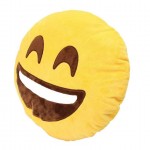 Happy Smiley Plush Cushion with a Big Smile